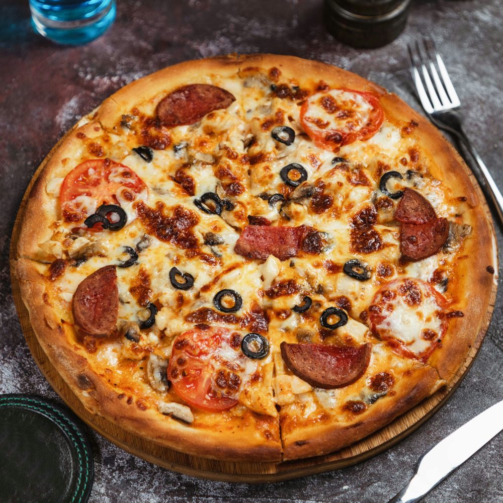 Parmaskinke Pizza — Virum